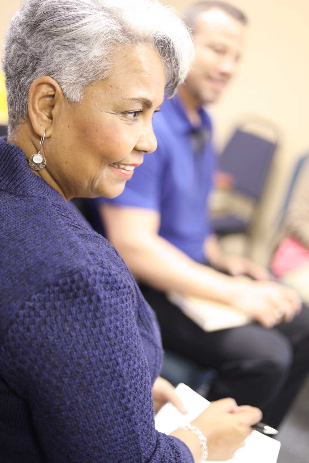 Woman Working With Counselor