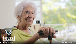 Older woman smiling